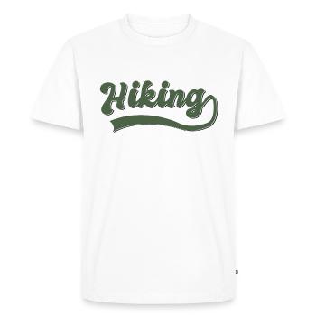 Wander - Men's Premium Organic T-Shirt - white - Front - Nico (187cm)