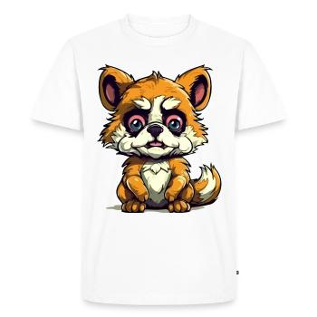 Zouzou the streum - Men's Premium Organic T-Shirt - white - Front - Nico (187cm)