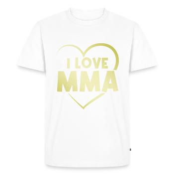 J’aime Mma - T-shirt Premium bio Homme - blanc - Devant - Nico (187cm)