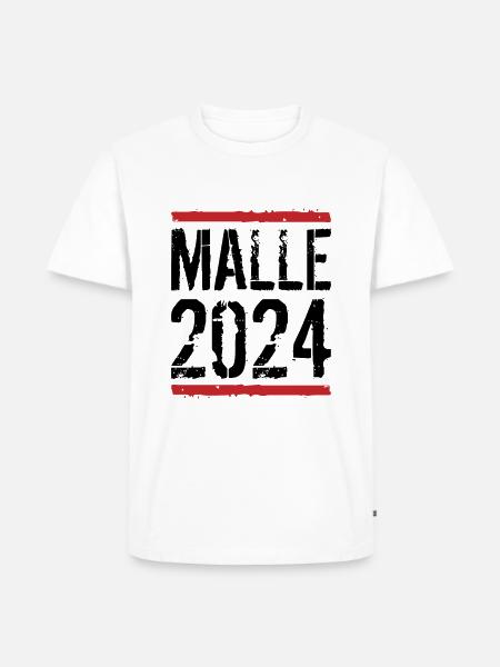 Malle 2024 Holidays Mallorca - Men's Premium Organic T-Shirt - white