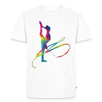 RSG Rhythmic Gymnastics - Men's Premium Organic T-Shirt - white - Front - Nico (187cm)