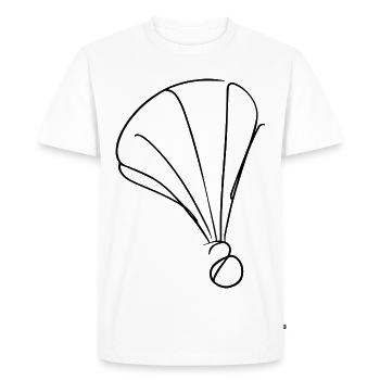 Badminton Badminton Sketch - T-shirt Premium bio Homme - blanc - Devant - Nico (187cm)