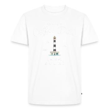 Get well soon, I'll pay for the next coffee date - Men's Premium Organic T-Shirt - white - Front - Nico (187cm)