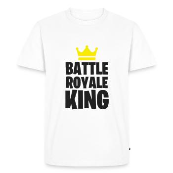 Gaming gift for gamers - gamer gambler saying - Men's Premium Organic T-Shirt - white - Front - Nico (187cm)