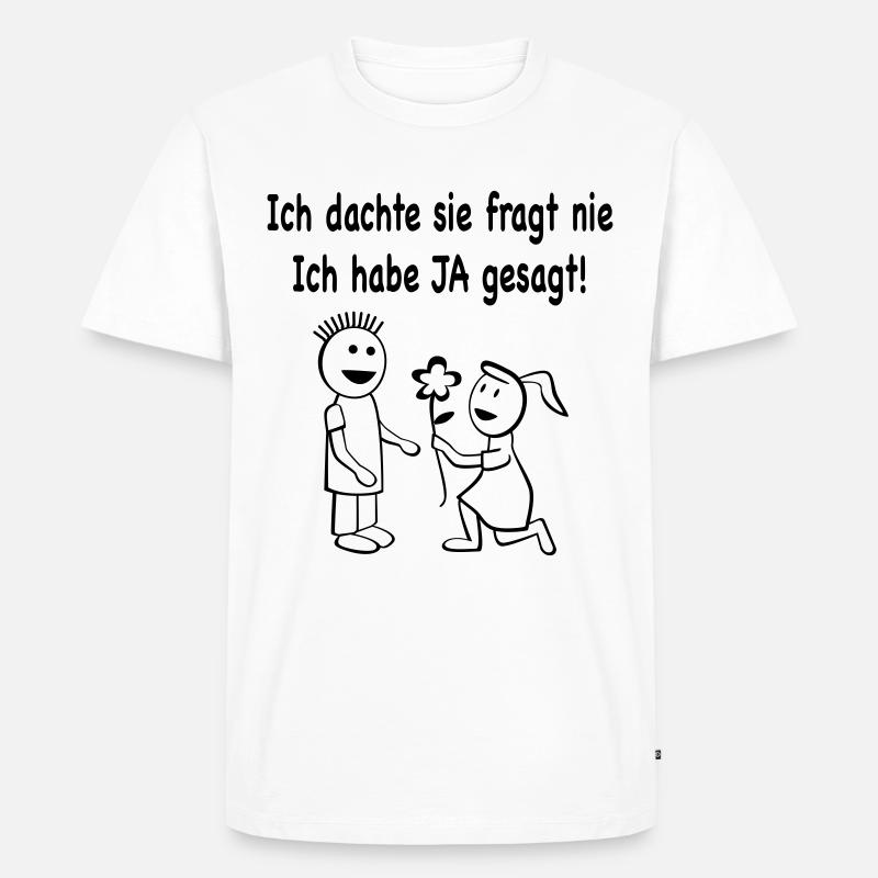 Junggesellenabschied - Männer Premium Bio T-Shirt - Weiß