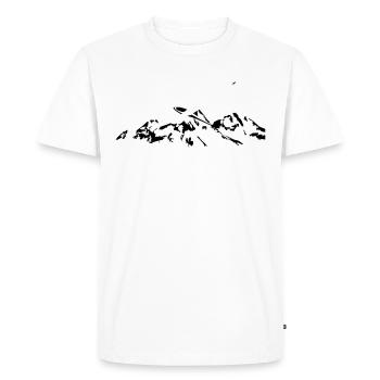 Pilote de planeur planeur volant pilote de planeur - T-shirt Premium bio Homme - blanc - Devant - Nico (187cm)