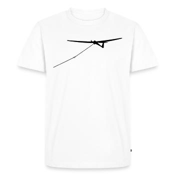 Glider Glider Glider Pilot Pilot - Men's Premium Organic T-Shirt - white - Front - Nico (187cm)