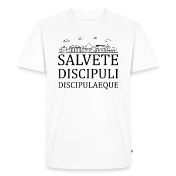 Professeur de latin Latin Langue Cadeau - T-shirt Premium bio Homme - blanc - Devant - Nico (187cm)