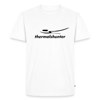 Glider Glider Glider Pilot Pilot - Men's Premium Organic T-Shirt - white - Front - Nico (187cm)