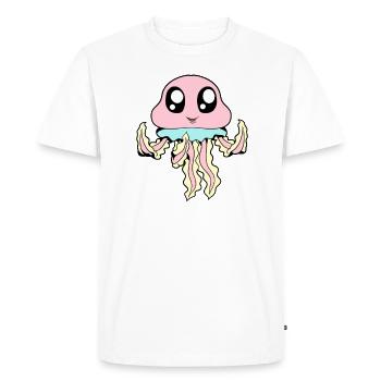 Kawaii Jellyfish - Men's Premium Organic T-Shirt - white - Front - Nico (187cm)