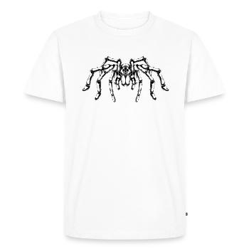 Spider lovers - big spider - Men's Premium Organic T-Shirt - white - Front - Nico (187cm)