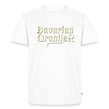 Festival de la bière allemande bavarois Grantler Schnitzel - T-shirt Premium bio Homme - blanc - Devant - Nico (187cm)