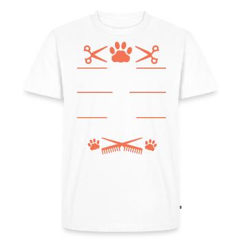 Assez habile pour être un toiletteur fou pour chiens - T-shirt Premium bio Homme - blanc - Devant - Nico (187cm)