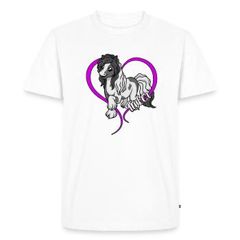 Horse lovers - Tinker - Men's Premium Organic T-Shirt - white - Front - Nico (187cm)