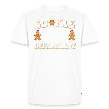 Сookie Baker Department Chef Chef Christmas Magic - Men's Premium Organic T-Shirt - white - Front - Nico (187cm)