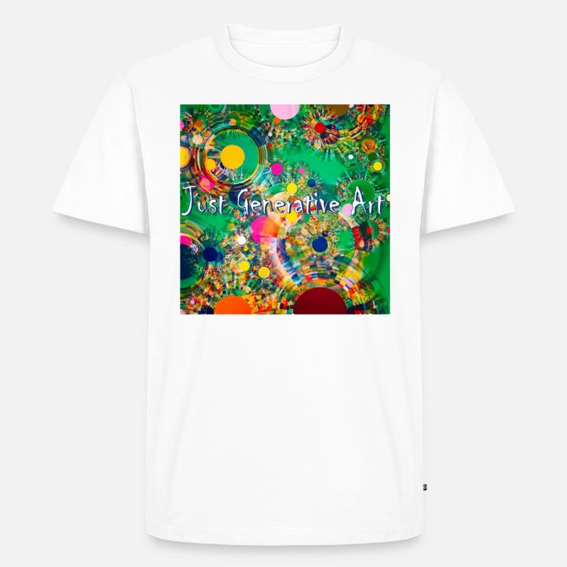 Nur Generative Kunstprogrammierung Bildcode - Männer Premium Bio T-Shirt - undefined