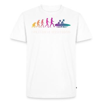 Development of the bobsschnee slope hobby - Men's Premium Organic T-Shirt - white - Front - Nico (187cm)