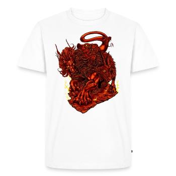 Mythologie grecque - Chimère - T-shirt Premium bio Homme - blanc - Devant - Nico (187cm)