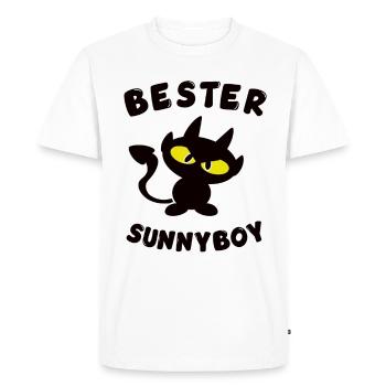 Cool Meilleur design Sunnyboy - T-shirt Premium bio Homme - blanc - Devant - Nico (187cm)