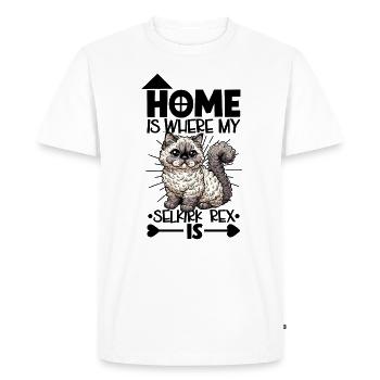 Home - Selkirk Rex - Men's Premium Organic T-Shirt - white - Front - Nico (187cm)