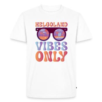 Good atmosphere on Heligoland - Men's Premium Organic T-Shirt - white - Front - Nico (187cm)
