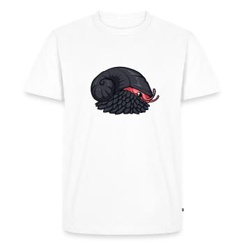Escargot Kawaii Scalefoot - T-shirt Premium bio Homme - blanc - Devant - Nico (187cm)