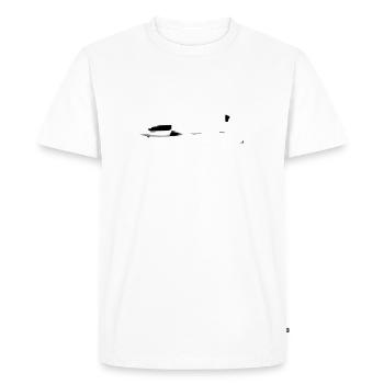 Planeur Planeur Planeur Planeur Pilote - T-shirt Premium bio Homme - blanc - Devant - Nico (187cm)