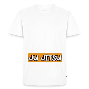 je peux pas j'ai ju jitsu cadeau ju jitsu - T-shirt Premium bio Homme - blanc - Devant - Nico (187cm)