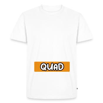 je peux pas j'ai quad cadeau quad - T-shirt Premium bio Homme - blanc - Devant - Nico (187cm)