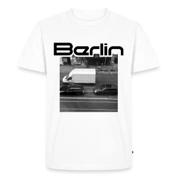 Berlin - T-shirt Premium bio Homme - blanc - Devant - Nico (187cm)