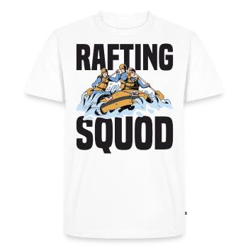 Rafting Squad Outfit for Teams Boating Mountains - Men's Premium Organic T-Shirt - white - Front - Nico (187cm)
