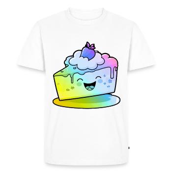 Cheesecake Comic Colorful - T-shirt Premium bio Homme - blanc - Devant - Nico (187cm)