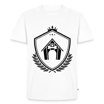 Armoiries de la niche - T-shirt Premium bio Homme - blanc - Devant - Nico (187cm)