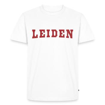 Leyde - T-shirt Premium bio Homme - blanc - Devant - Nico (187cm)