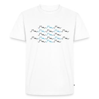 Typographie maritime (b) - T-shirt Premium bio Homme - blanc - Devant - Nico (187cm)