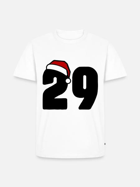 29 Numéro Noël - T-shirt Premium bio Homme - blanc