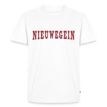 Nieuwegein - T-shirt Premium bio Homme - blanc - Devant - Nico (187cm)