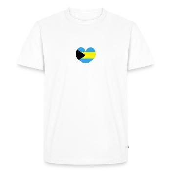 Bahamas - T-shirt Premium bio Homme - blanc - Devant - Nico (187cm)