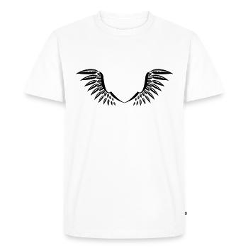 Wings Angel Wings Angel Bird Wings Clipart - Men's Premium Organic T-Shirt - white - Front - Nico (187cm)