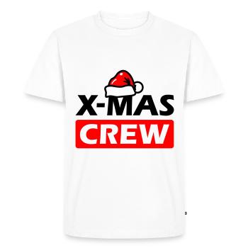 Fête de Noël de l’équipage de Noë - T-shirt Premium bio Homme - blanc - Devant - Nico (187cm)