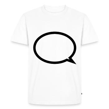 Balloon - Men's Premium Organic T-Shirt - white - Front - Nico (187cm)