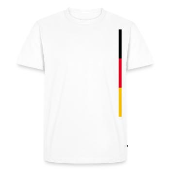 Drapeau Allemagne - T-shirt Premium bio Homme - blanc - Devant - Nico (187cm)