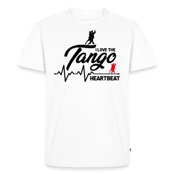 Tango Standard Danse Danse Danse Cadeau - T-shirt Premium bio Homme - blanc - Devant - Nico (187cm)