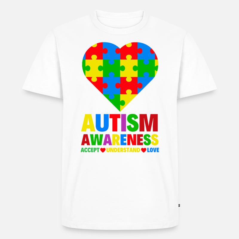 Autismus Bewusstsein - Männer Premium Bio T-Shirt - undefined