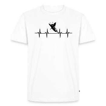 Fairy Fantasy Magic Fairy World Fairy Forest Grand Piano Fairy - Men's Premium Organic T-Shirt - white - Front - Nico (187cm)