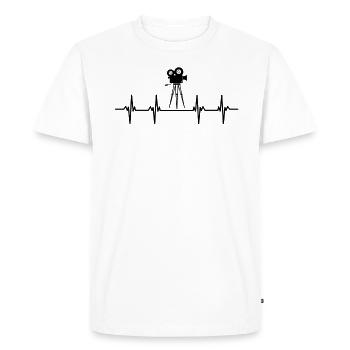 Film Director Actor Actress Film - Men's Premium Organic T-Shirt - white - Front - Nico (187cm)