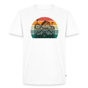 Holiday Holiday Fun Action Theme Park Roller Coaster - Men's Premium Organic T-Shirt - white - Front - Nico (187cm)
