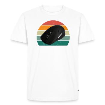 Gamblers Game Game Computer PC Console Gamer - Men's Premium Organic T-Shirt - white - Front - Nico (187cm)