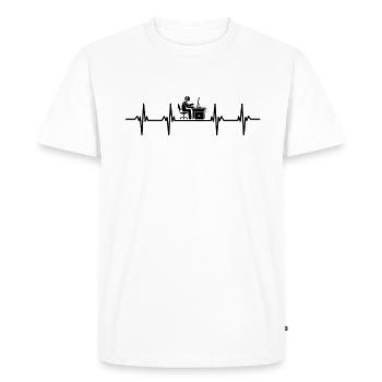 Gamblers Game Game Computer PC Console Gamer - Men's Premium Organic T-Shirt - white - Front - Nico (187cm)