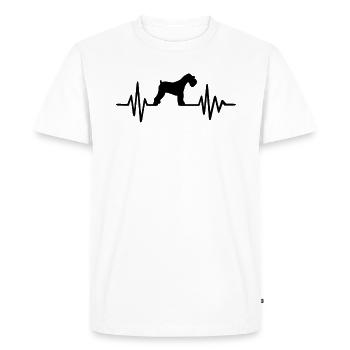 Dog Mom Dog Dad Owner Mistress Dogs Dog - Men's Premium Organic T-Shirt - white - Front - Nico (187cm)